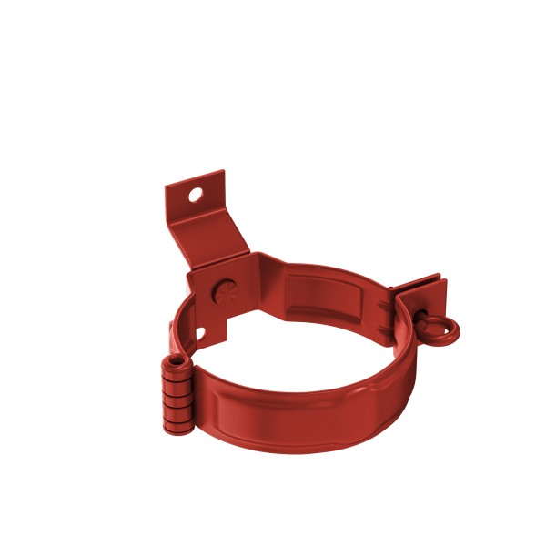 Водосток Aquasistem, система 150x100 - Декоративный хомут трубы под дерево с комплектом крепления RR 29 Бургундский купить в Красном Холме