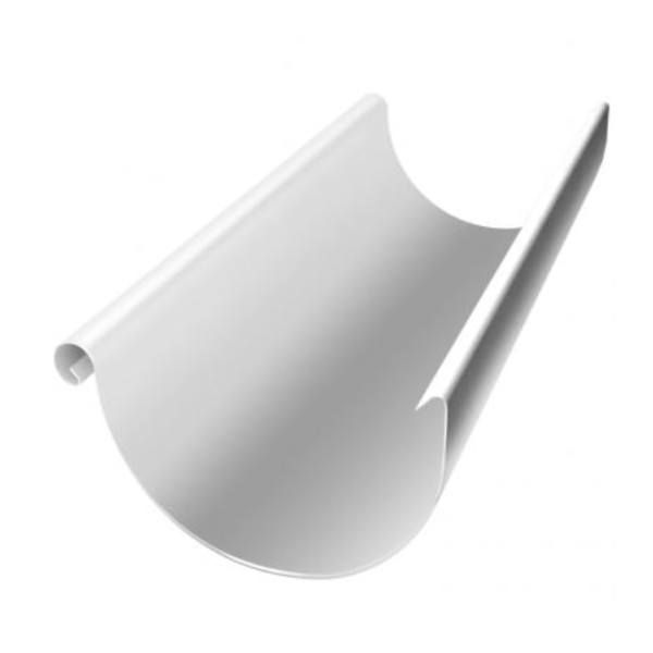 Водосток Grand Line 125x90 – Желоб 3м RAL 9003 купить в Красном Холме