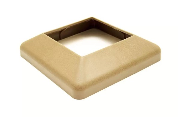 Крышка нижняя ПВХ для столба Deckart 100х100 Орех купить в Красном Холме