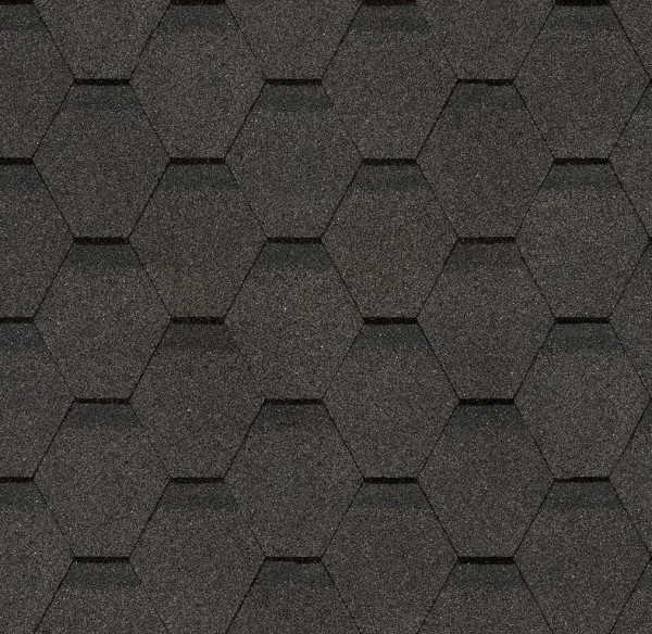 Гибкая черепица Docke, коллекция Шестигранник Серый купить в Красном Холме