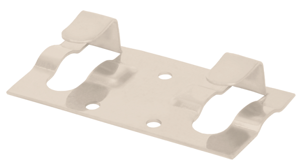 Кляймер стартовый Grinder для монтажа наличника белый купить в Красном Холме