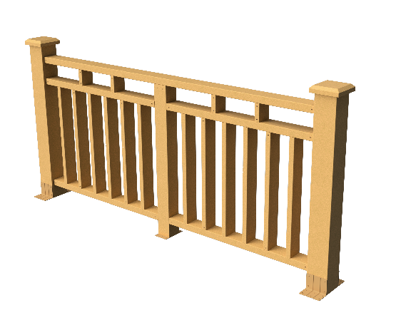 Ограждения декоративное ДПК GRINDERDECO Европа песчаник купить в Красном Холме