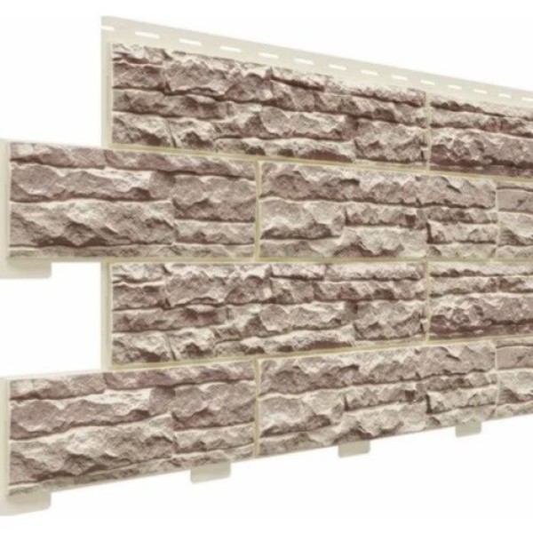 Фасадная панель Доломит Скалистый риф Люкс Коралл купить в Красном Холме