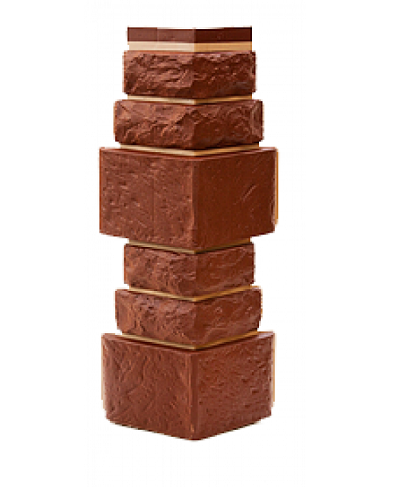 Угол T-Сайдинг-Дикий Камень Коричневый купить в Красном Холме