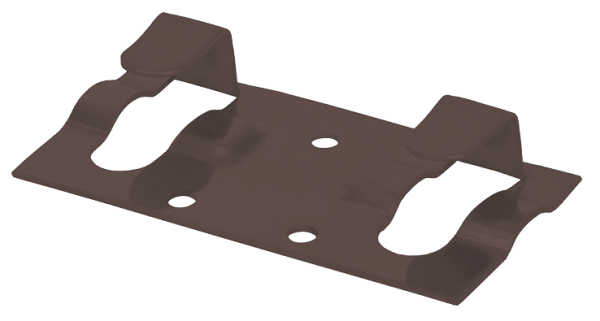 Кляймер стартовый Grinder для монтажа наличника коричневый купить в Красном Холме