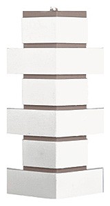 Угол T-Сайдинг - Кирпич Модерн Белый купить в Красном Холме