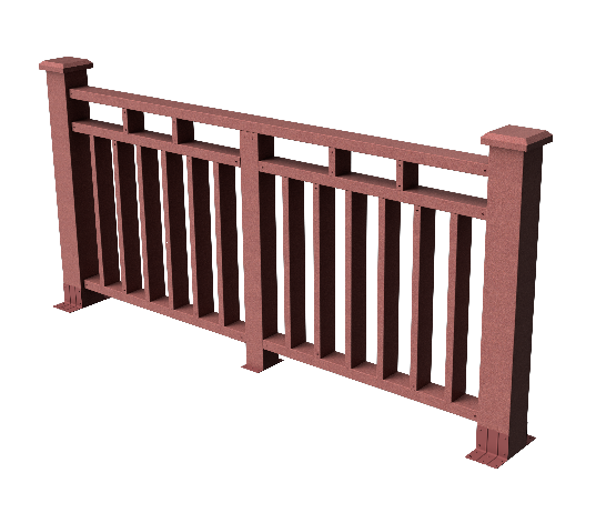 Ограждения декоративное ДПК GRINDERDECO Европа мербау купить в Красном Холме