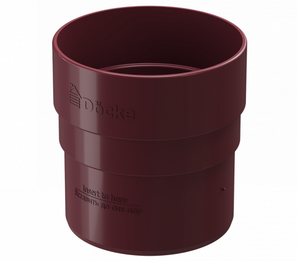 Муфта соединительная ПВХ Docke STANDART красный купить в Красном Холме