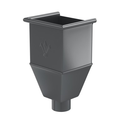 Водосток Aquasistem, система 150x100 - Воронка_водосборная удлиненая RR 23 Маренго