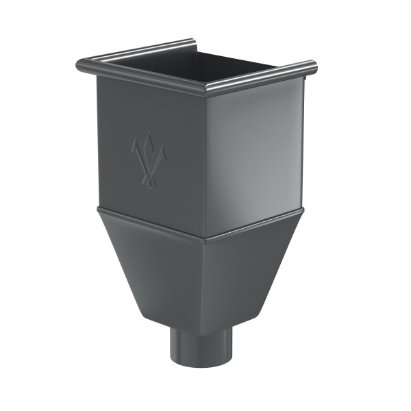 Водосток Aquasistem, система 150x100 - Воронка_водосборная удлиненая RR 23 Маренго купить в Красном Холме