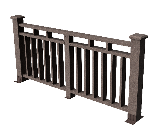Ограждения декоративное ДПК GRINDERDECO Европа венге купить в Красном Холме