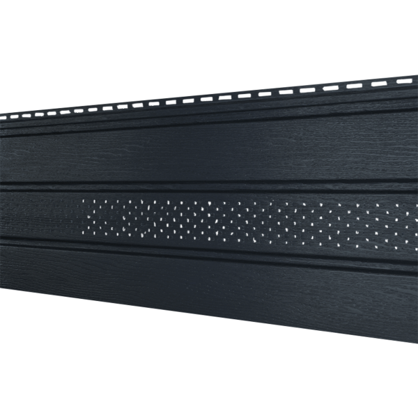 Софит Ю-Пласт Классический, перфорация по центру графит купить в Красном Холме