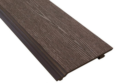 Фасадная доска ДПК Outdoor 3D STORM коричневая микс