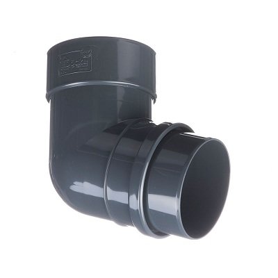 Колено 72° Docke Lux ПВХ - Графит купить в Красном Холме