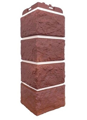 Угол наружный Grand Line Колотый Камень Корица, Шов белый купить в Красном Холме