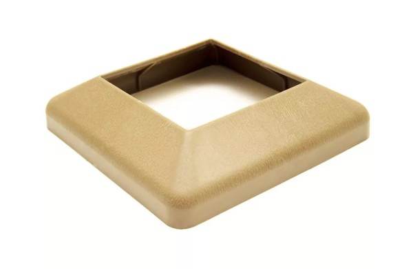 Крышка нижняя ПВХ для столба Deckart 125х125 Орех купить в Красном Холме