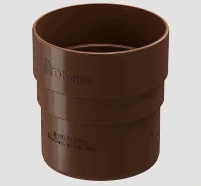 Муфта соединительная ПВХ Docke STANDART Светло-коричневый