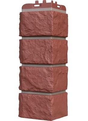 Угол наружный Grand Line Колотый Камень Корица, Шов темно-бежевый купить в Красном Холме