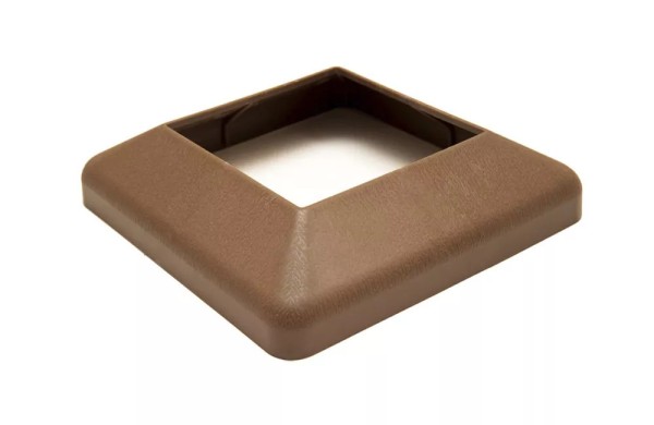 Крышка нижняя ПВХ для столба Deckart 125х125 Шоколад купить в Красном Холме