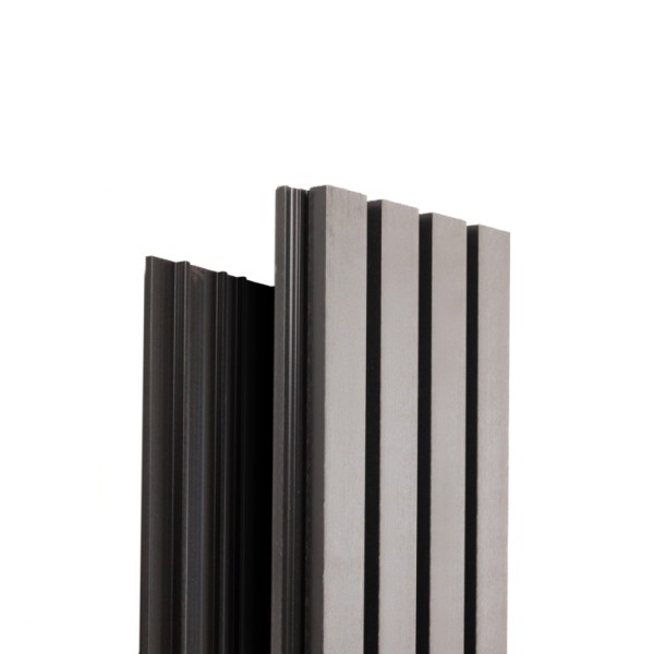 Фасадная доска Ecodecking Техно реечная 200х26х3000 Серый купить в Красном Холме