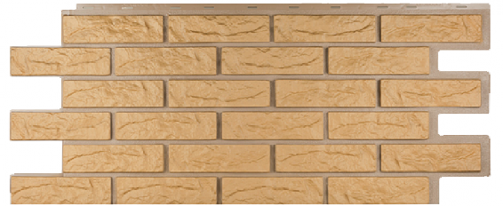Фасадная панель Техоснастка, Лондон Брик, Бежевый купить в Красном Холме