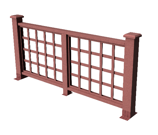 Ограждения декоративное ДПК GRINDERDECO Дувр мербау купить в Красном Холме