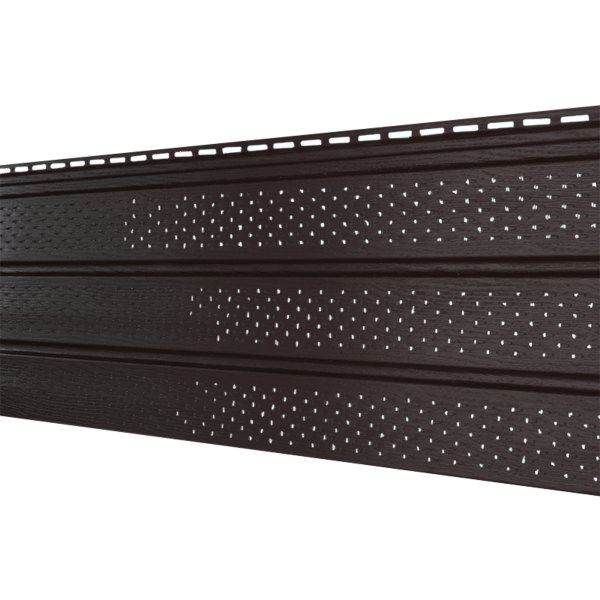 Софит Ю-Пласт Классический, бс полной перфорацией коричневый купить в Красном Холме