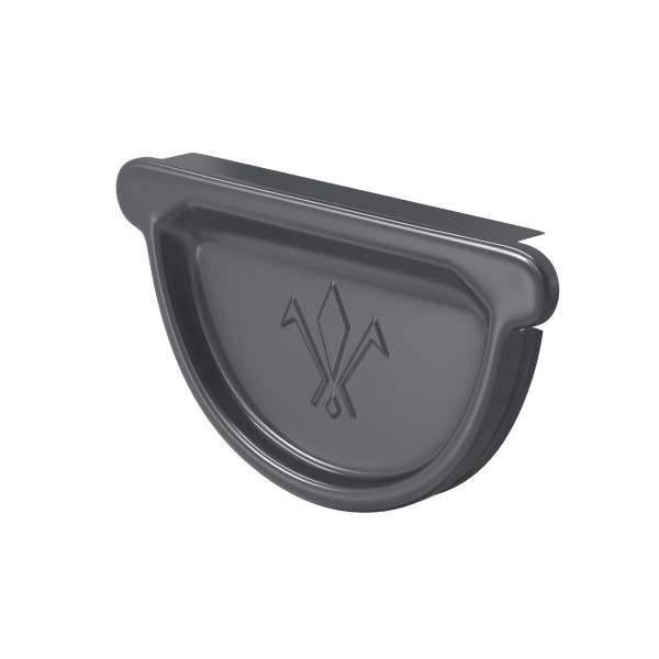 Водосток Aquasistem, система 150x100 - Заглушка универсальная с резиновым уплотнителем RR 23 Маренго купить в Красном Холме