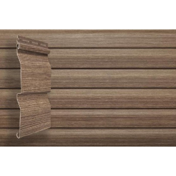 Виниловый сайдинг Grand Line Tundra Корабельная доска 3.00м - Кедр купить в Красном Холме