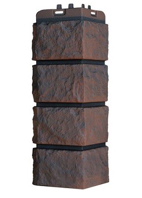 Угол наружный Grand Line Колотый Камень Трюфель, Шов чёрный купить в Красном Холме