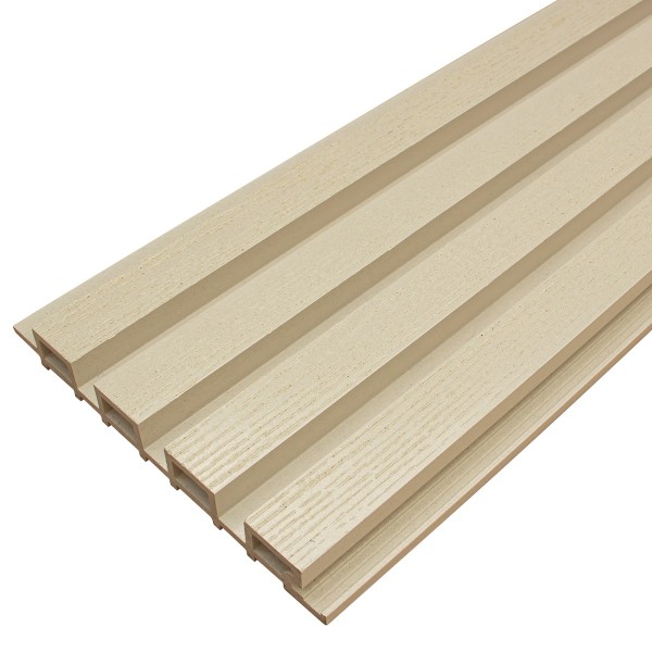 Фасадная доска из ДПК Faynag Wood Рейка Слоновая кость купить в Красном Холме