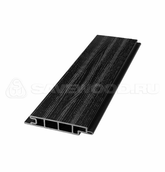 Террасная доска из ДПК SW Padus радиальный распил «SaveWood» чёрный купить в Красном Холме