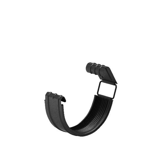 Водосток Aquasistem, система 125x90 - Соединитель желоба с резиновым уплотнителем RAL 9005 Чёрный купить в Красном Холме