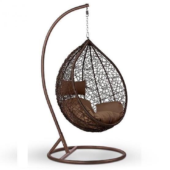 Кресло Подвесное из искусственного ротанга AFM-168A-L Brown купить в Красном Холме