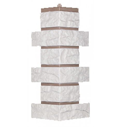 Угол T-Сайдинг-Кирпич Лондон Брик Белый купить в Красном Холме