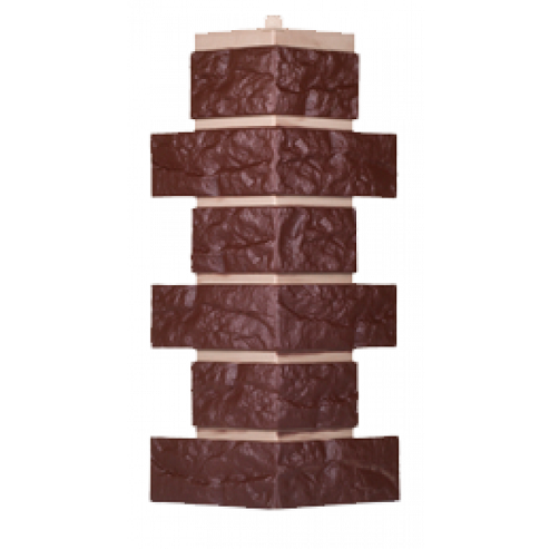 Угол T-Сайдинг-Кирпич Лондон Брик Коричневый купить в Красном Холме