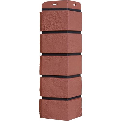 Угол Grand Line состаренный кирпич Элит корица (махагон), ШОВ черный купить в Красном Холме