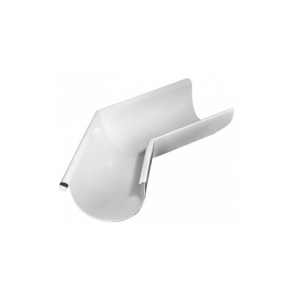 Водосток Grand Line 125x90 – Угол наружный 135° RAL 9003 купить в Красном Холме