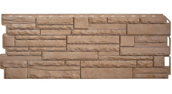 Фасадная панель Альта-Профиль Скалистый камень ЭКО Бежевый купить в Красном Холме