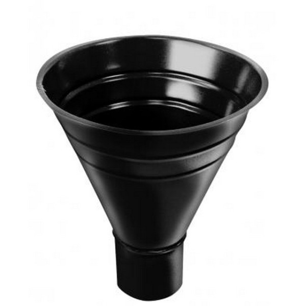 Водосток Grand Line 125x90 –  Воронка водосборная RAL 9005 купить в Красном Холме