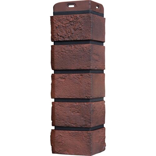 Угол Grand Line состаренный кирпич Элит кофе (жжёный), ШОВ черный купить в Красном Холме