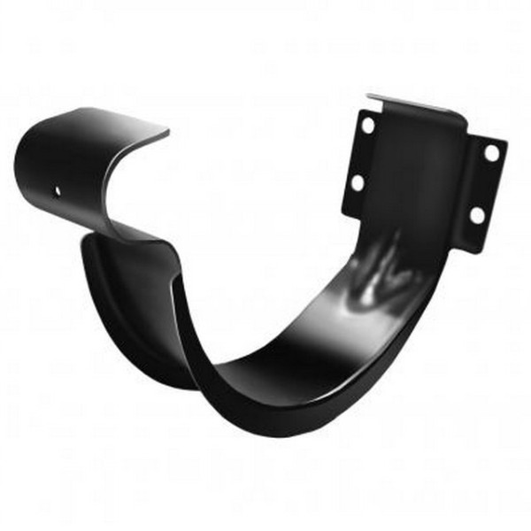 Водосток Grand Line 125x90 – Держатель желоба RAL 9005 купить в Красном Холме