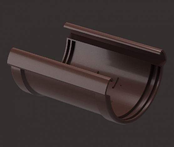 Соединитель Желоба Docke Lux ПВХ - Шоколад купить в Красном Холме