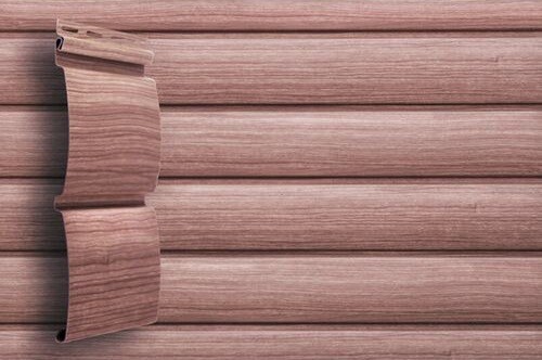 Виниловый сайдинг Grand Line Блок-хаус Tundra - Рябина купить в Красном Холме