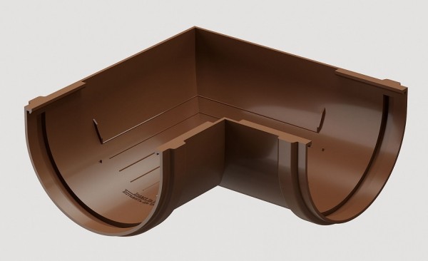 Угловой элемент 90˚ПВХ Docke STANDART Светло-коричневый купить в Красном Холме