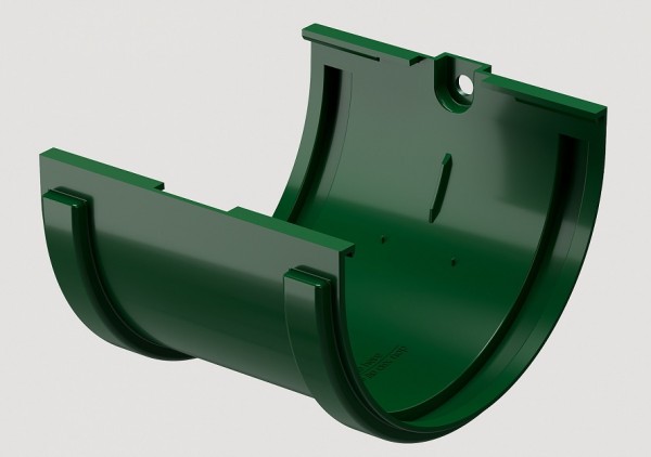 Соединитель желобов ПВХ Docke STANDART зеленый купить в Красном Холме