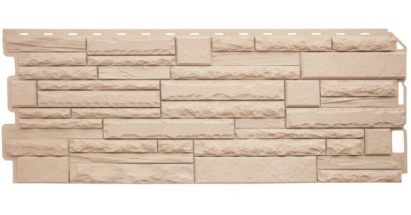 Фасадная панель Альта-Профиль Скалистый камень ЭКО Кремовый купить в Красном Холме