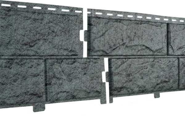 Фасадная панель Ю-Пласт Стоун-хаус камень изумрудный (двойной замок) купить в Красном Холме