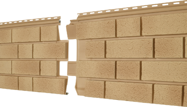 Фасадная панель Ю-пласт Стоун Хаус S-Lock Клинкер Балтик светлая медь купить в Красном Холме