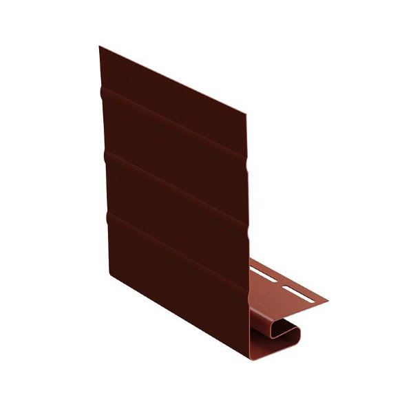 Ветровая J фаска планка для сайдинга, гранат купить в Красном Холме